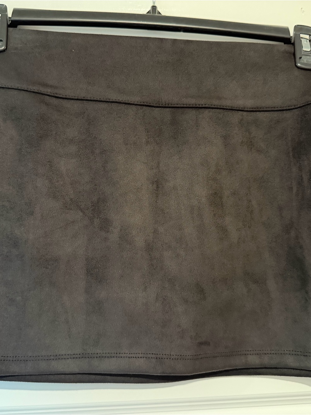 Altar'd State Faux Suede Mini Skirt Grey Size S